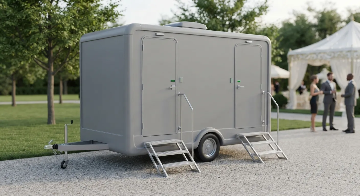2 Stall Restroom Trailer in San Mateo, CA