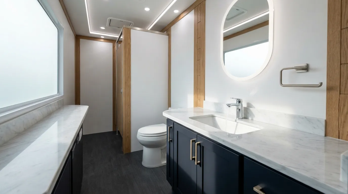 Luxury Restroom Trailer in San Mateo, CA